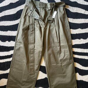 Banana Republic Women's Green Khaki Trousers